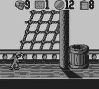 une photo d'Ã©cran de The Pagemaster sur Nintendo Game Boy